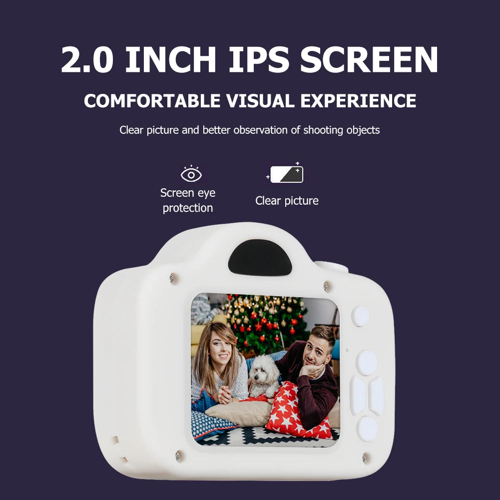 Children Camera 1080P HD Toddler Digital Video Camera 2.0-inch Kids Camera with Silicone Cases Toys for Christmas Birthday Gifts