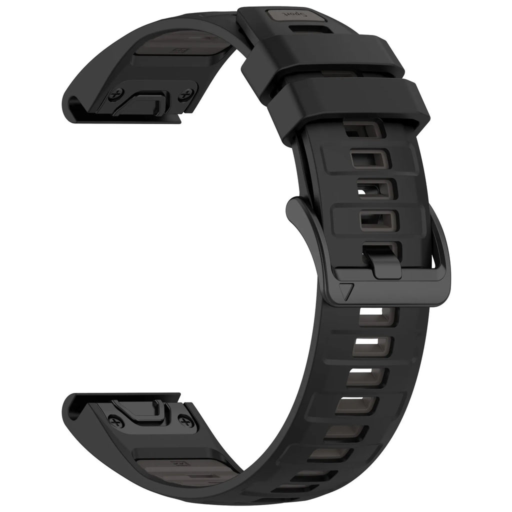 Quick Fit 26mm 22mm 20mm Silicone Strap for Garmin Quatix 8 Fenix 8/7x/Tactix8 Sport Bracelet Correa Band for Garmin 970 965 955