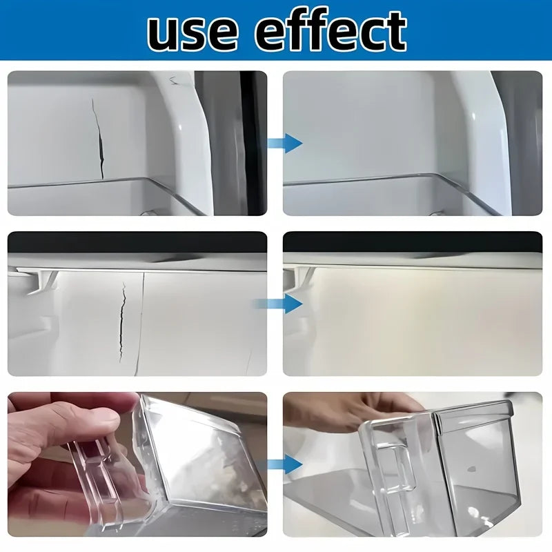 Refrigerator Drawer Adhesive-Quick-Dry Strong Sealant for Cracks，Breaks,Anti， Easy Application,Durable Bonding,Freezer Resistant
