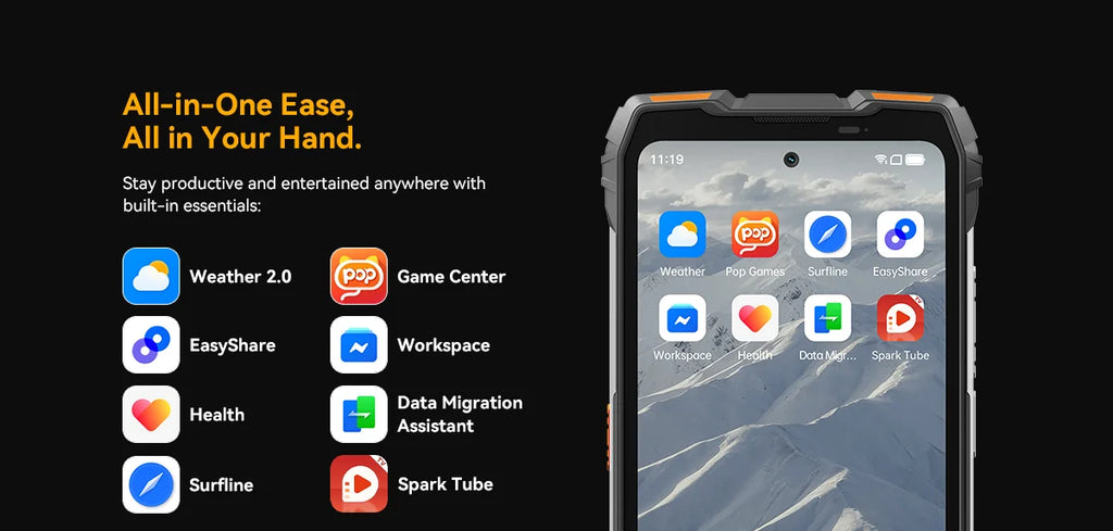 2026 Blackview OSCAL PILOT 6 Thermal Rugged Smartphone Android 16 6.67" 2.4K 120Hz Display Mobile Phone 12GB+256GB 10000Amh NFC