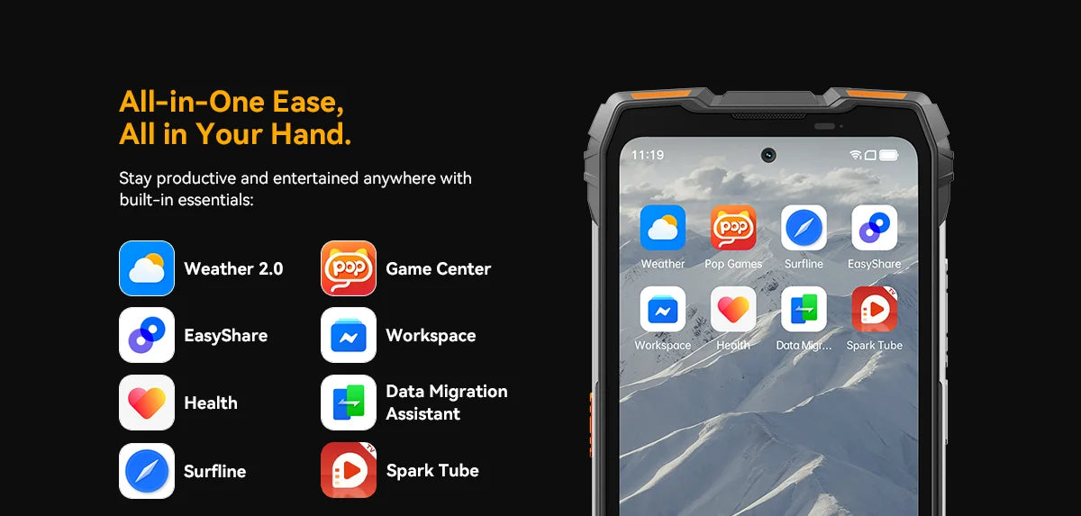 2026 Blackview OSCAL PILOT 6 Thermal Rugged Smartphone Android 16 6.67" 2.4K 120Hz Display Mobile Phone 12GB+256GB 10000Amh NFC