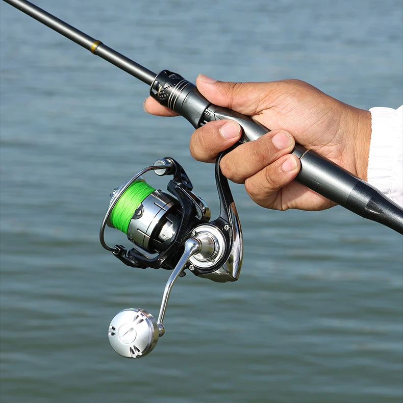 DEUKIO New arrival Saltwater Fishing Reel Metal Ball Knob Spinning Reels 2000-7000 3+1BB 5.2:1 Max Drag 15KG Water-Proof Reels