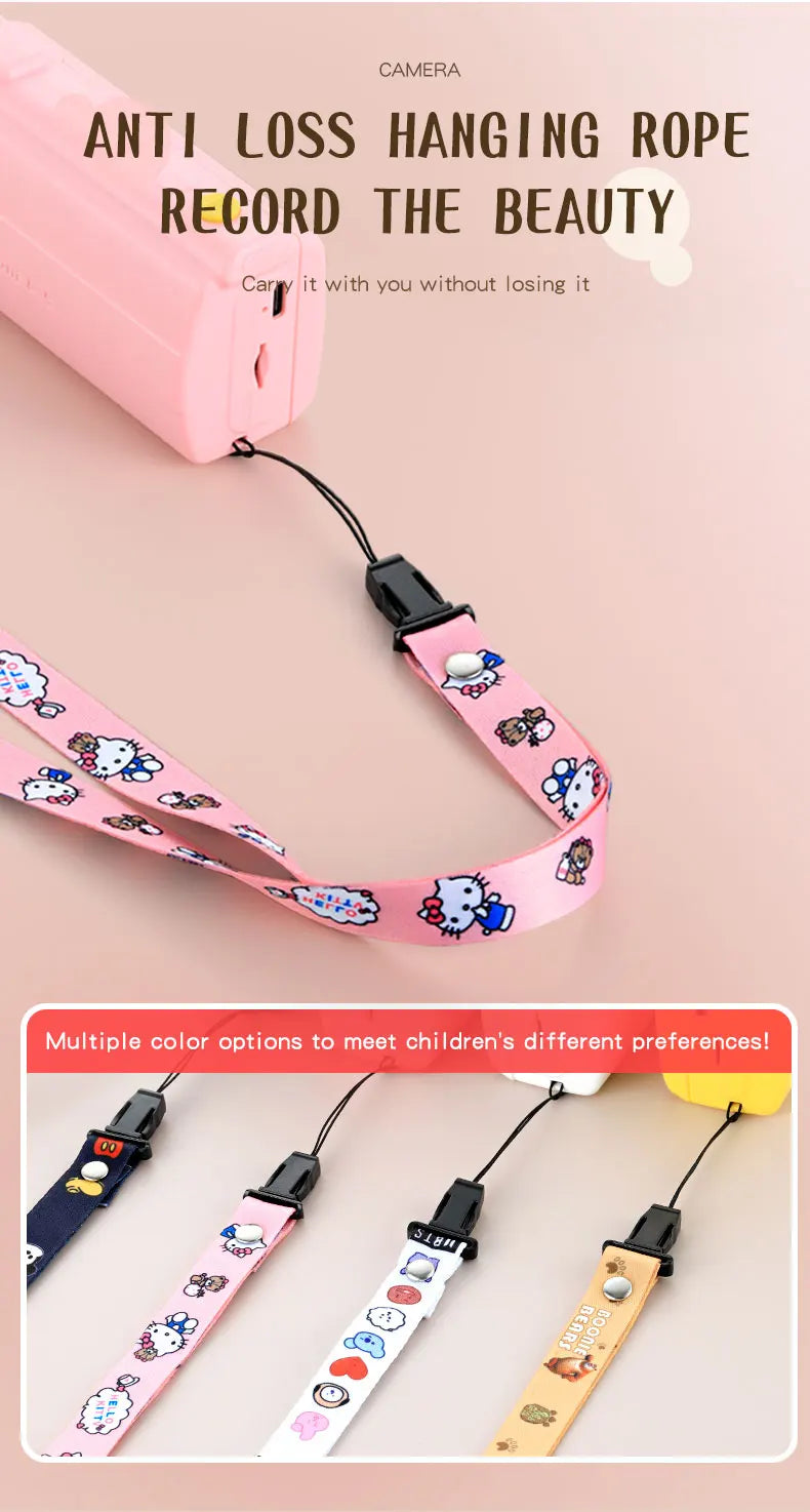 New Children Camera 2.4 Inch Screen For Kids Digital DV Camera 12MP Video Recorder 1080P HD Children's Portable Camera 32GB TF