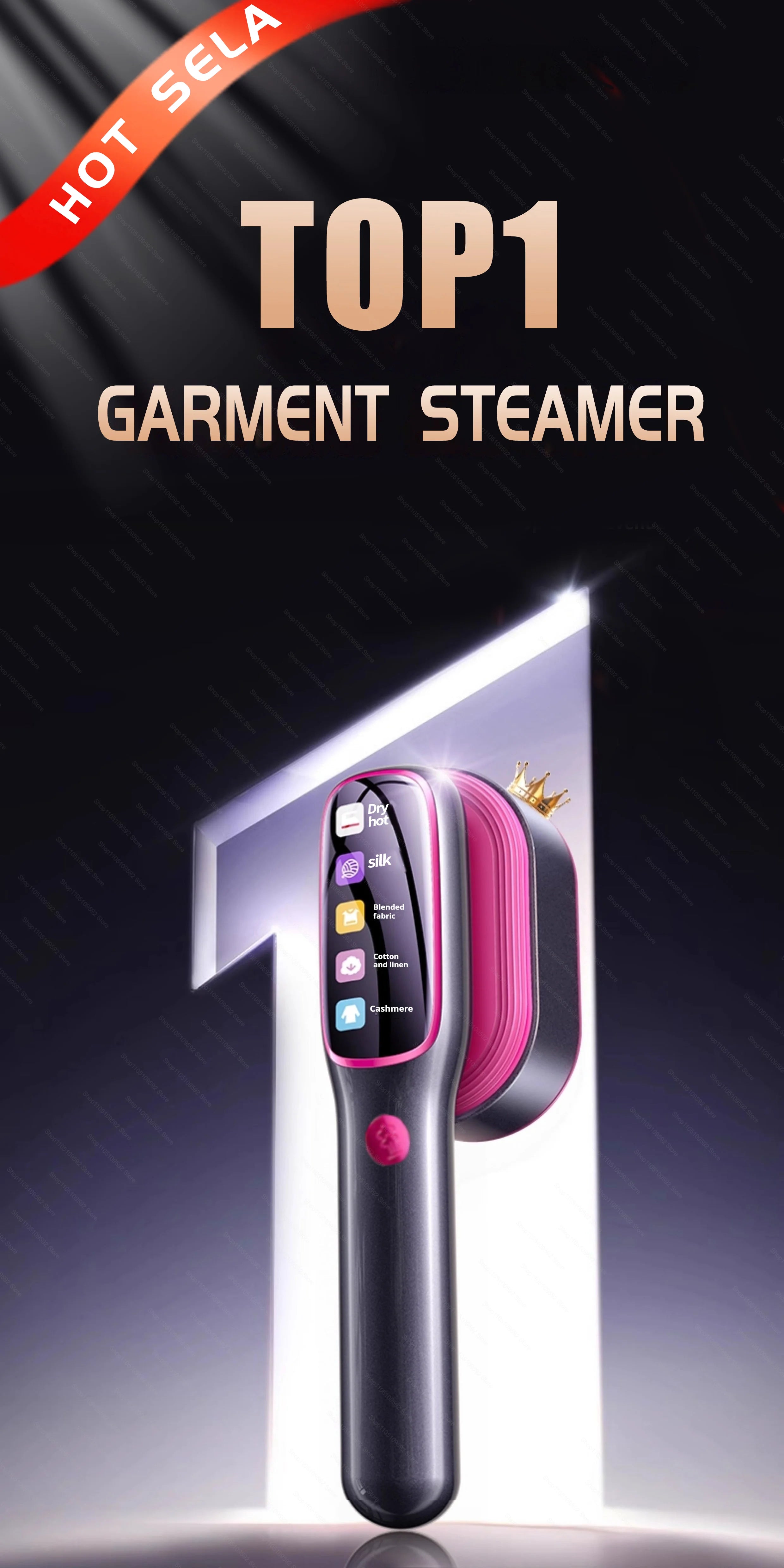 NEW Handheld Steam Iron Garment Steamer Portable Mini for Clothes Fast Heating Travel Garment Fabric Press Machine with Home