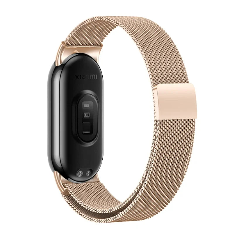 Milanese Loop for Xiaomi Mi Band 8 9 10 Strap Global Version Accessories Smartwatch Bracelet Pulseira Correa Miband 10 Watchband