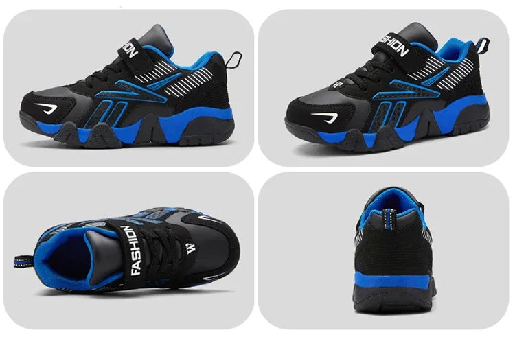 Children Boys Shoes School Sports Fashion Leather For Kids Tennis Casual Sneakers Children's Boy Running 7-13 Years Walking Shoe