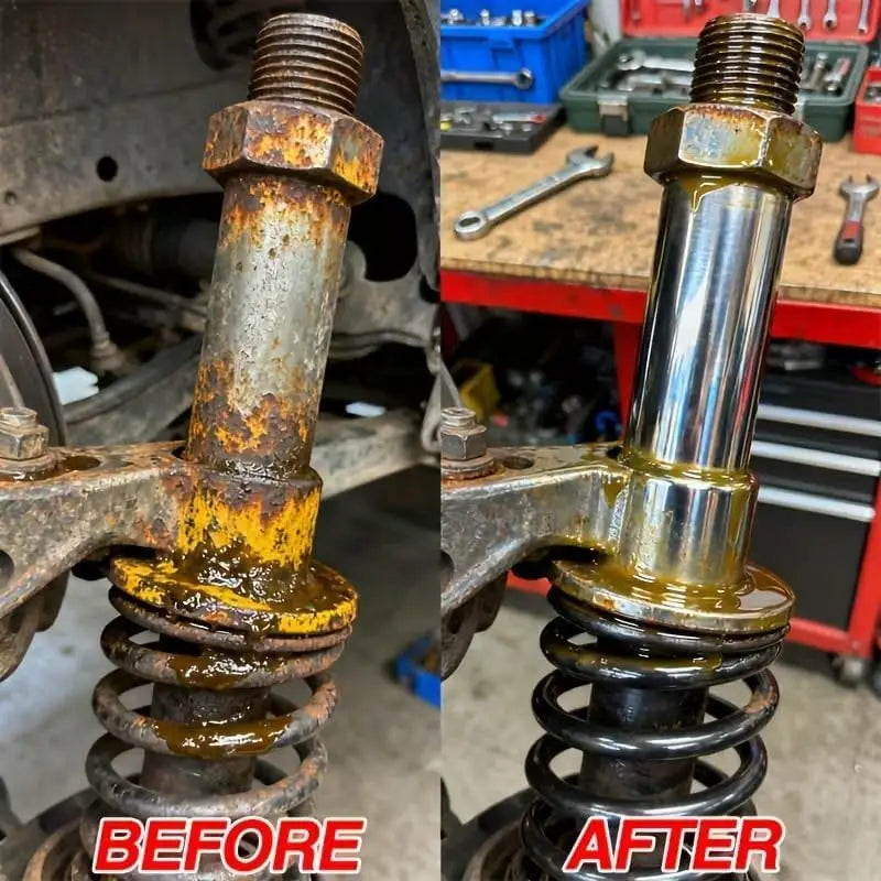 Car Rust Remover Spray Safe for Auto Paint Metal Surface Treatment for Chassis, Wheels, Tools Prevents Corrosion Degreaser 100ml