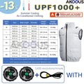 Hooded Cooling Vest Summer USB Charging 5V 12V Cooling Fan Air Conditioner Clothes Sleeveless Breathable Outdoor Sports Travel W