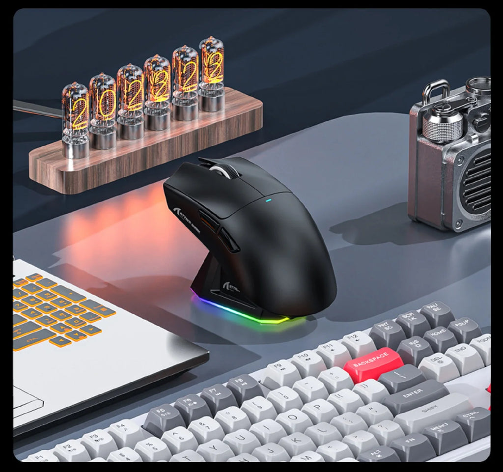 ATTACK SHARK X11 Wireless Gaming Mouse PAW3311 Sensor 22000DPI 3 Modes Wired 2.4G BT 280mAh Rechargeable Mouse