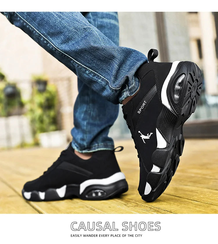 Fashion Men Professional Running Shoes Lightweight and Breathable Sneakers Lace Up Outdoor Sports Tennis Shoes New Casual Shoes