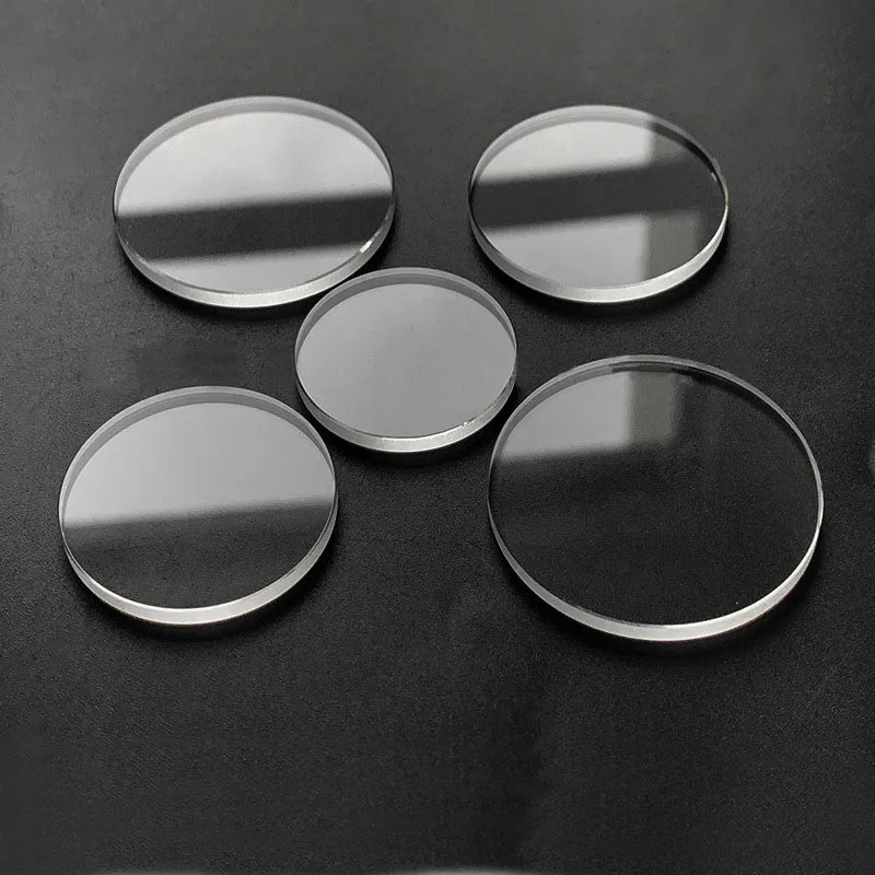 2pcs 3mm Thick Watch Crystal Mineral Glass Mirror Watch Parts 25mm - 40mm Diameter Round Watch Glass Watch Repair Tools