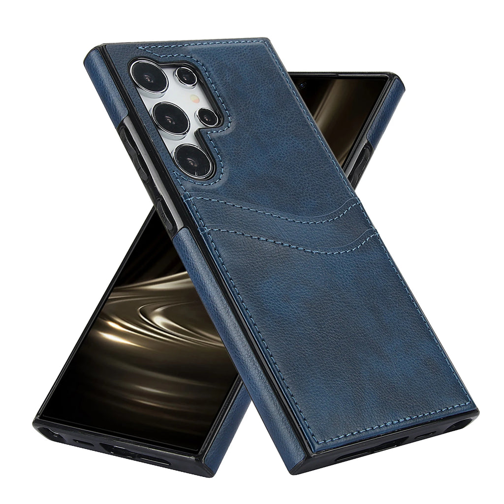 Wallet with Card Holder Phone Case for Samsung Galaxy S23 FE S24 S25 Ultra Plus A56 A54 A15 A55 A26 A36 Leather Protective Cover