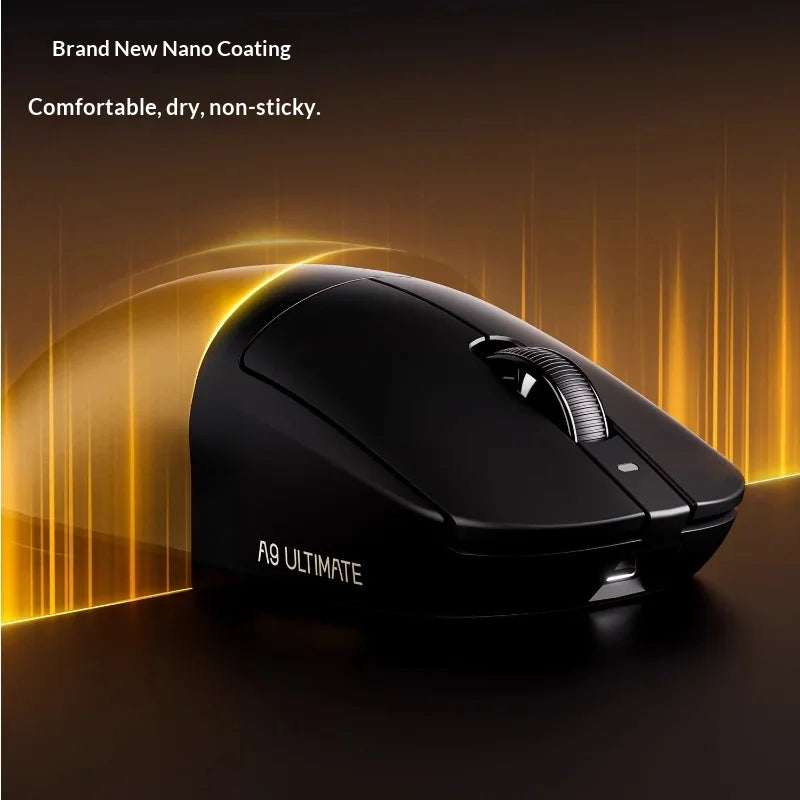 ATK DragonFly A9 Air Ultimate Wireless Gaming Mouse PAW3950 Ultra 42000DPI 750IPS 8KHz RGB Ergonomic For Windows MacOs PC Gifts