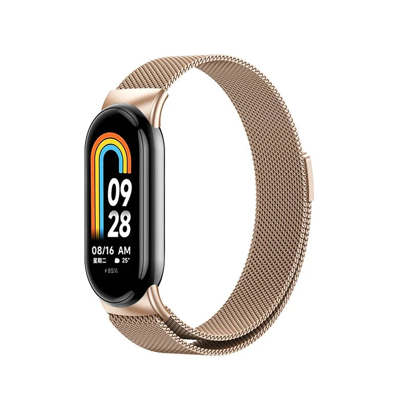 Milanese Loop for Xiaomi Mi Band 8 9 10 Strap Global Version Accessories Smartwatch Bracelet Pulseira Correa Miband 10 Watchband