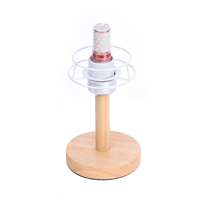 Lamp Lampshade Shade Wire Frame DIY Guard Ring Light Cage Holder Bulbpendant Drum Table Metal Vintage Cover Round Ceiling Iron