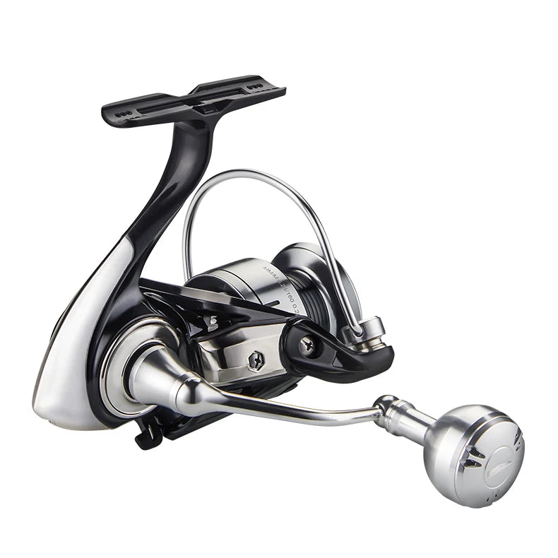 DEUKIO New arrival Saltwater Fishing Reel Metal Ball Knob Spinning Reels 2000-7000 3+1BB 5.2:1 Max Drag 15KG Water-Proof Reels
