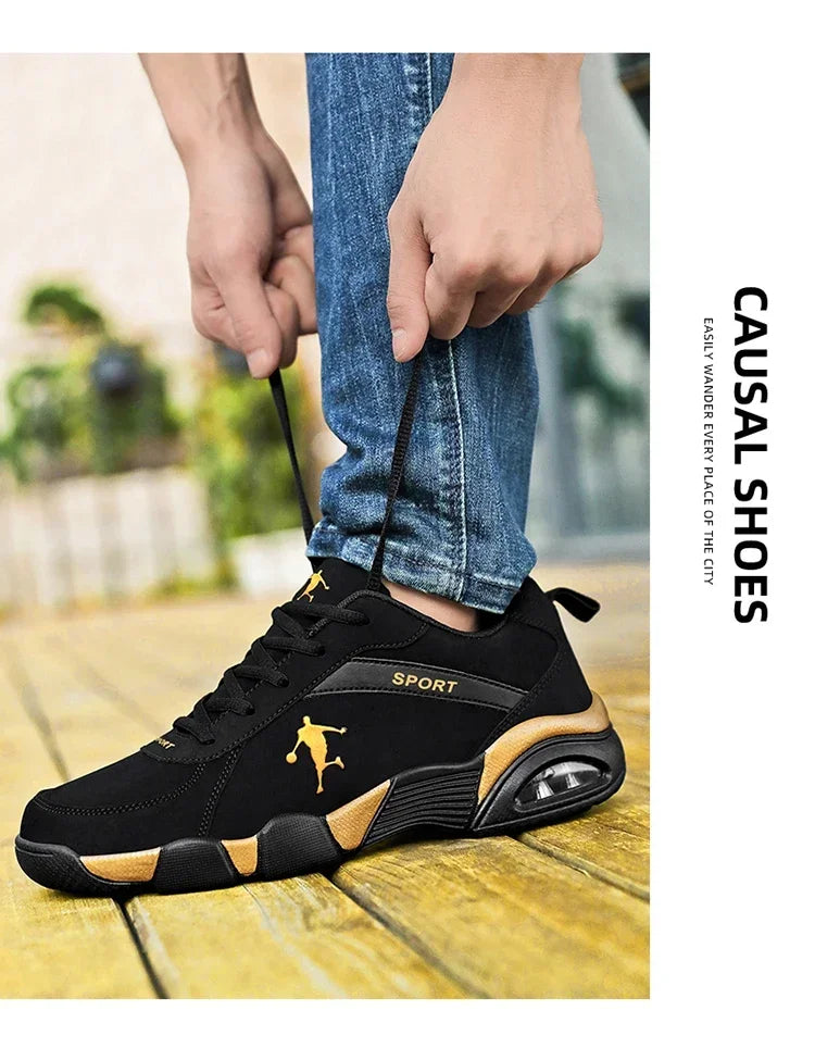 Fashion Men Professional Running Shoes Lightweight and Breathable Sneakers Lace Up Outdoor Sports Tennis Shoes New Casual Shoes