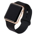 Fashion Digital Watches For Women Men Simple Square Sports LED Wristwatches Silicone Strap Casual Electronic Clock Reloj Hombre