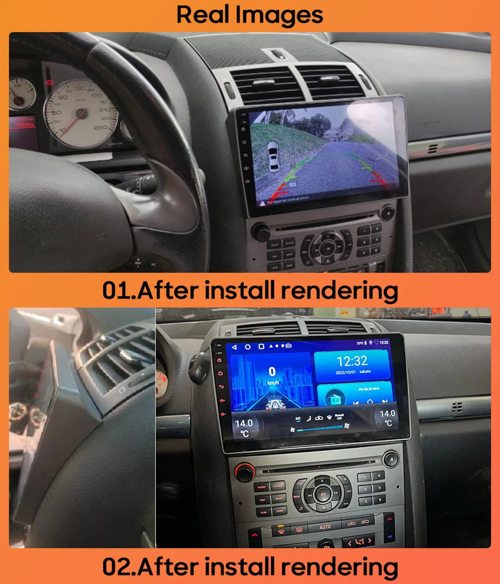 Car Multimedia Video Player For Peugeot 407 cc SW 407CC 2004 - 2011 Android Car Radio Navigation Stereo CarPlay Auto No 2din