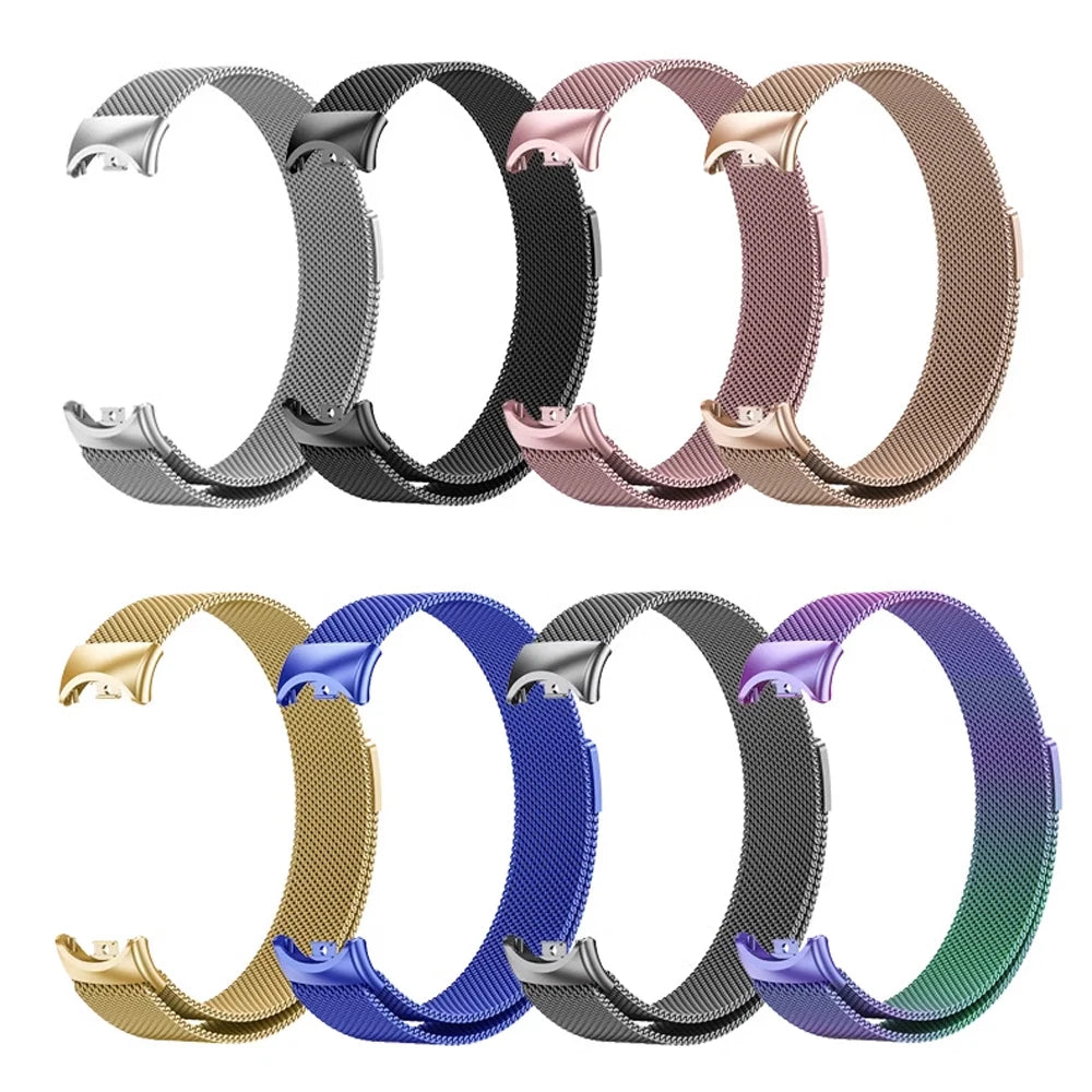 Magnetic Straps for mi band 10 miband 10 nfc Watch accessories Stainless Steel belt correa bracelet for Xiaomi mi band 10 bands