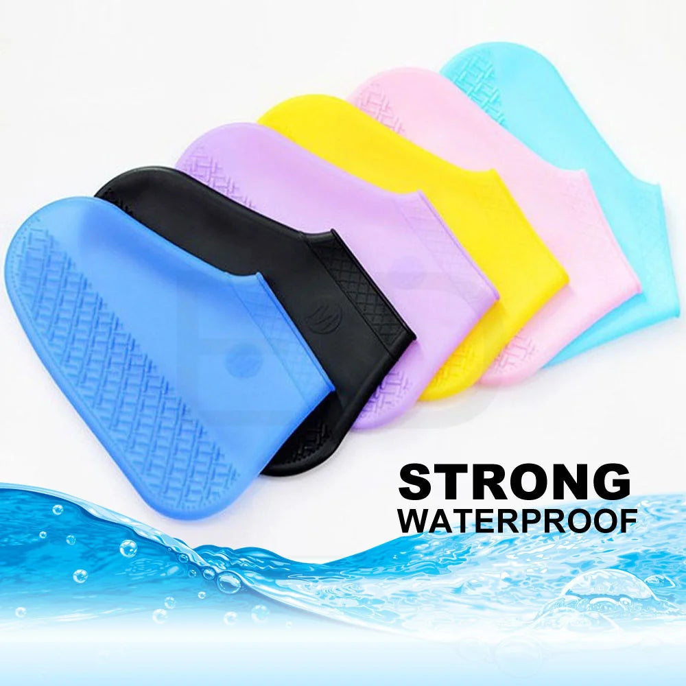 Boots Waterproof Shoe Cover Silicone Material Unisex Shoes Protectors Rain Boots for Indoor Outdoor Rainy Day Reusable man women