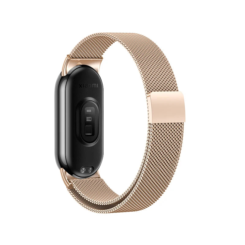 Milanese Loop for Xiaomi Mi Band 8 9 10 Strap Global Version Accessories Smartwatch Bracelet Pulseira Correa Miband 10 Watchband