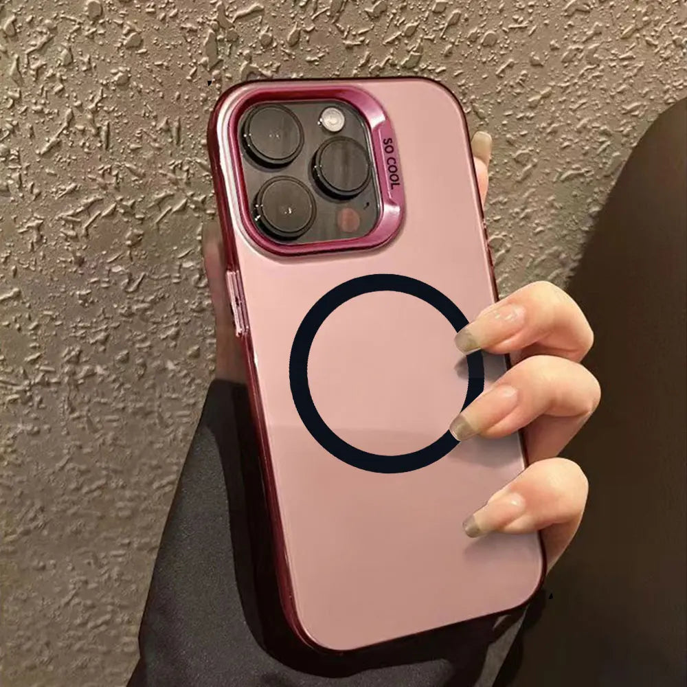 Case For Redmi 12 13 13C 4G 5G 13R Note 12R 9 10 Magnetic Wireless Charger Sticker For Xiaomi Redmi A3 A3X A1 A2 Plus IMD Case