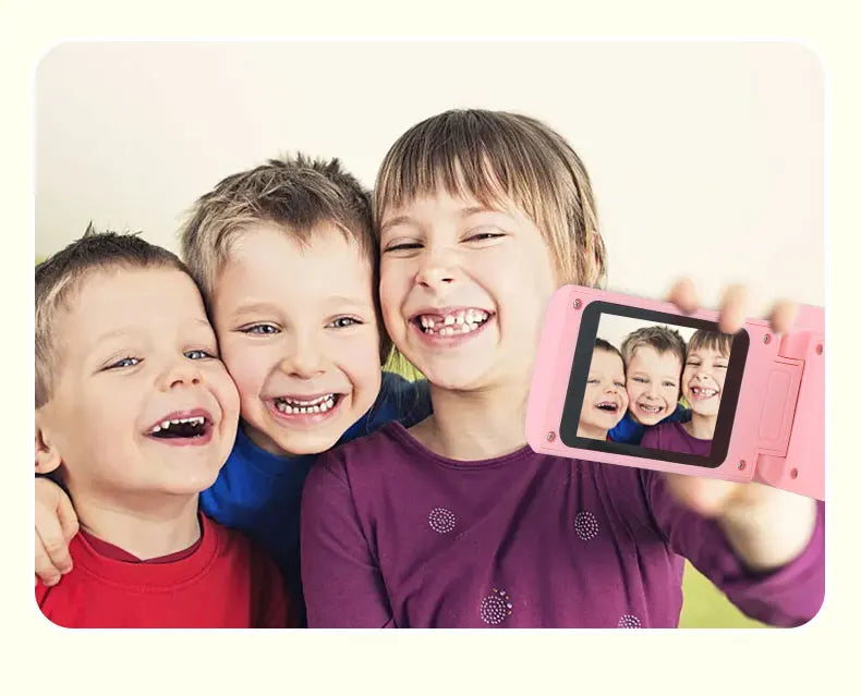 New Children Camera 2.4 Inch Screen For Kids Digital DV Camera 12MP Video Recorder 1080P HD Children's Portable Camera 32GB TF