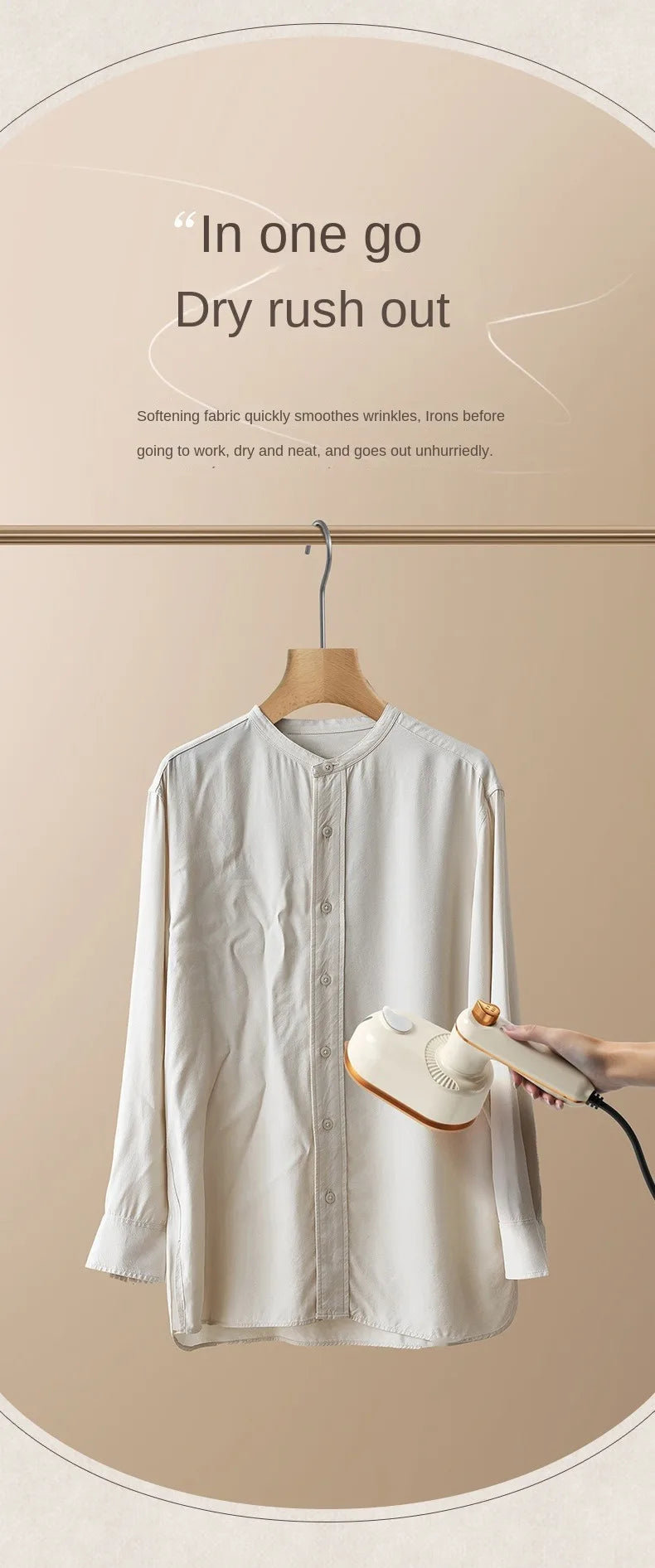 Mini Garment Steamer Steam Iron Handheld Portable Home Travelling For Clothes Ironing Wet Dry Ironing Machine 220V/110V
