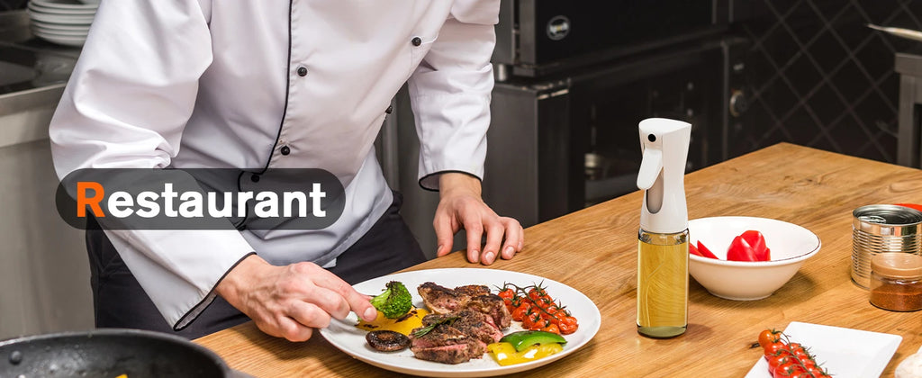 200/300/500ML Oil Air Pressure Double Nozzle Oil Spray Bottle Sprayer Kitchenware Oil Bottle Roasting Bottle Fitness Barbecue