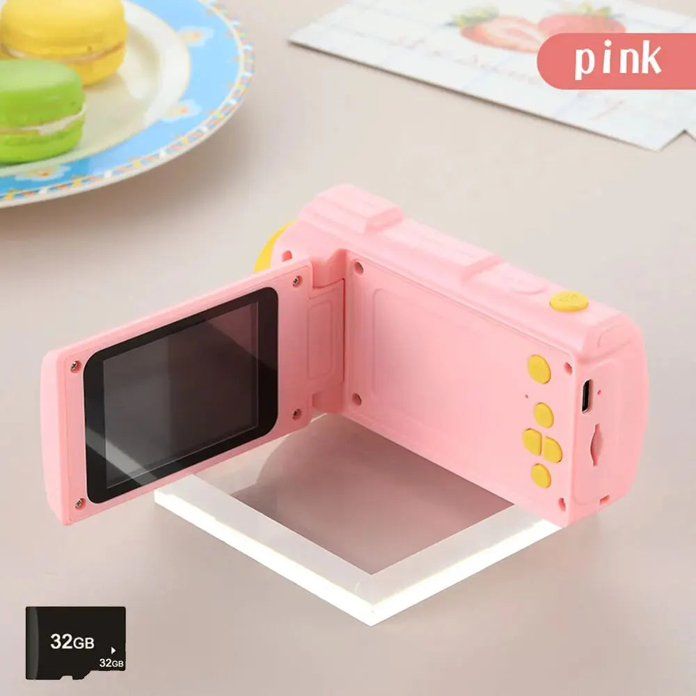 New Children Camera 2.4 Inch Screen For Kids Digital DV Camera 12MP Video Recorder 1080P HD Children's Portable Camera 32GB TF