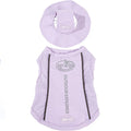 Pet Dog Summer Cooling Vest with Cap Breathable Mesh Sun Protective Shirt for Dogs&Cats Lightweight Outdoor Pet Clothes Set