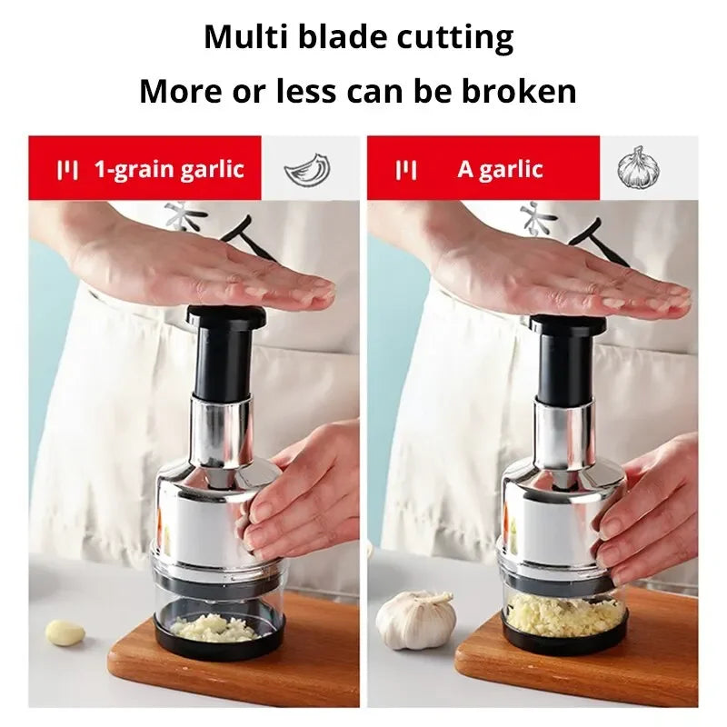 Pressed Garlic Chopper