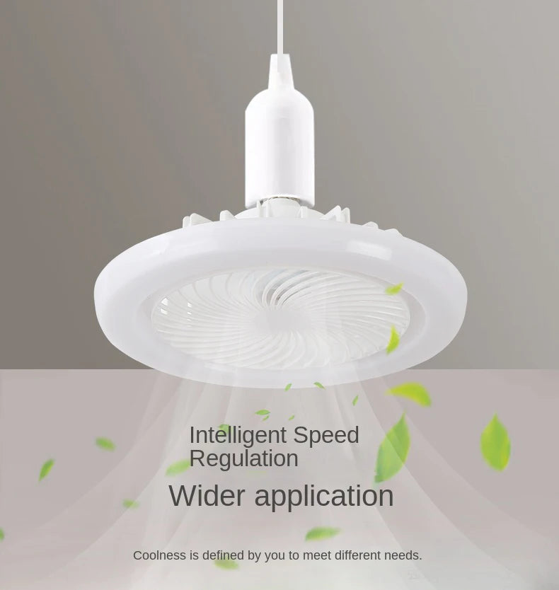 30w Ceiling Fan With Lighting Lamp E27 Converter Base With Remote Control For Bedroom Living Home Silent AC 85-265v