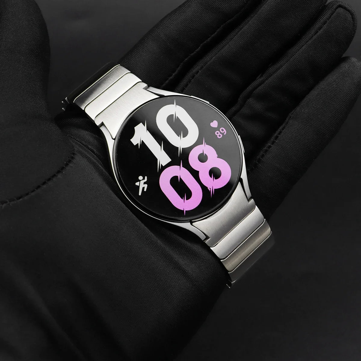 Titanium Color Strap for Samsung Galaxy Watch 7 6 5 4 40mm 44mm 6Classic 43/47mm 5Pro 45mm Luxury Stainless Steel Bracelet Band