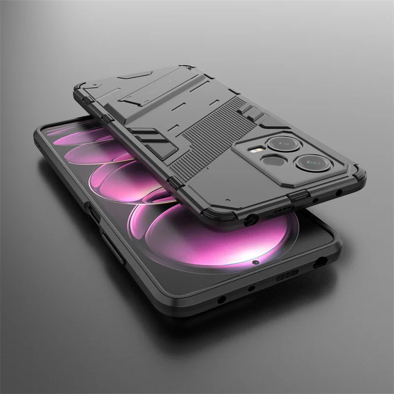 For Xiaomi Redmi Note 12 Pro 5G Case Magnetic Bracket Stand Holder Armor Phone Cases For Redmi Note12 Pro + Plus Back Cover