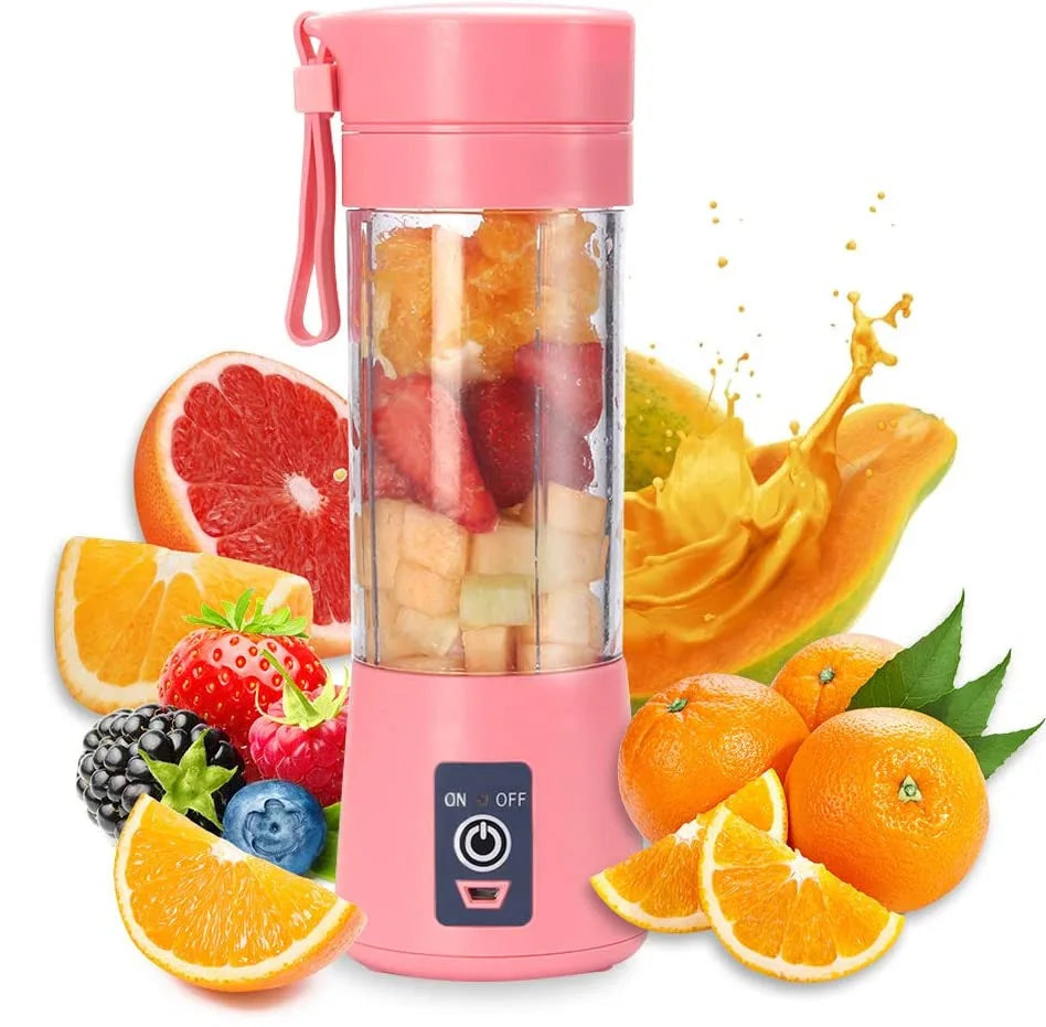 Portable Mini Electric Juicer USB Charging Smoothie Milkshake Maker Automatic Fresh Squeezer Fruit Orange Lemon Kitchen Blender