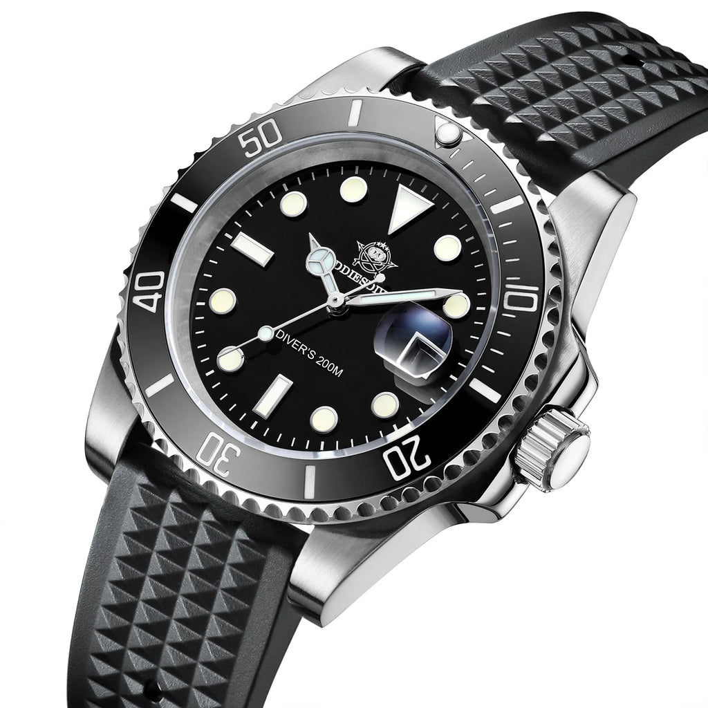 ADDIESDIVE Diver Watch European and American Business Leisure 200M C3 Super Luminous Sport Luxury Reloj Hombre Men Quartz Watch