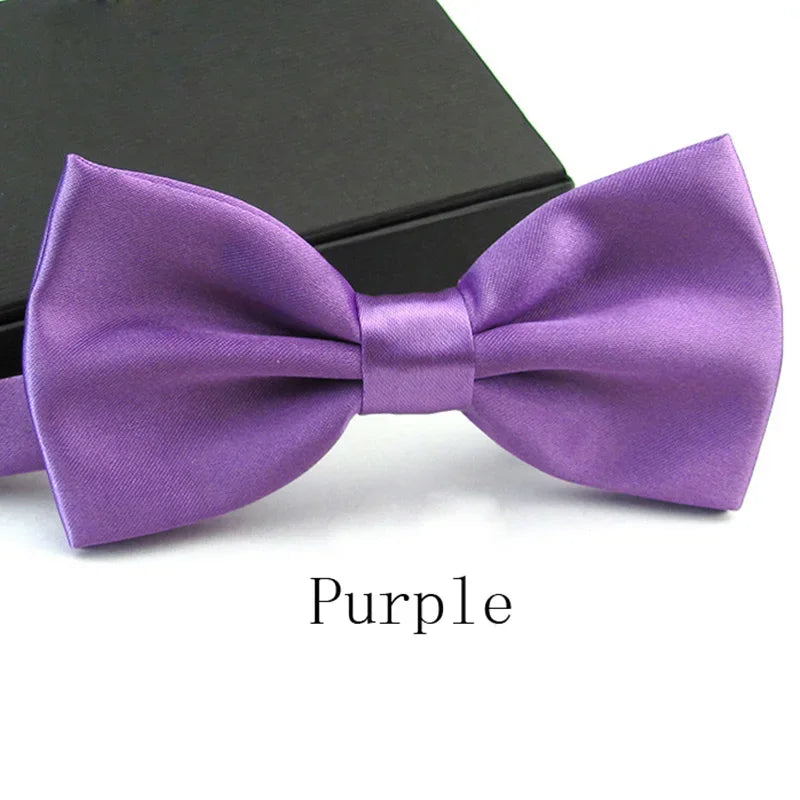 Bow Tie Male Solid Neckwear Marriage butterfly ties For Men Candy Color Butterfly Cravat girls Butterflies YJB0001