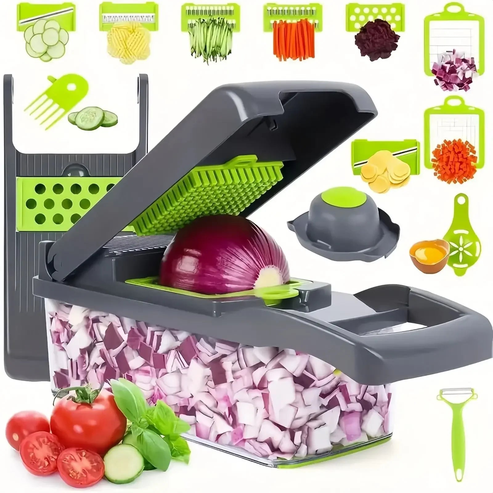 Premium Food Chopper with Container