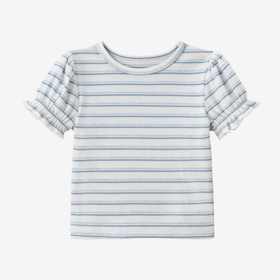 AS  SS2026 blue denim Collection super high quality bamboo knot denim fabric boys girls family match weekday clothes
