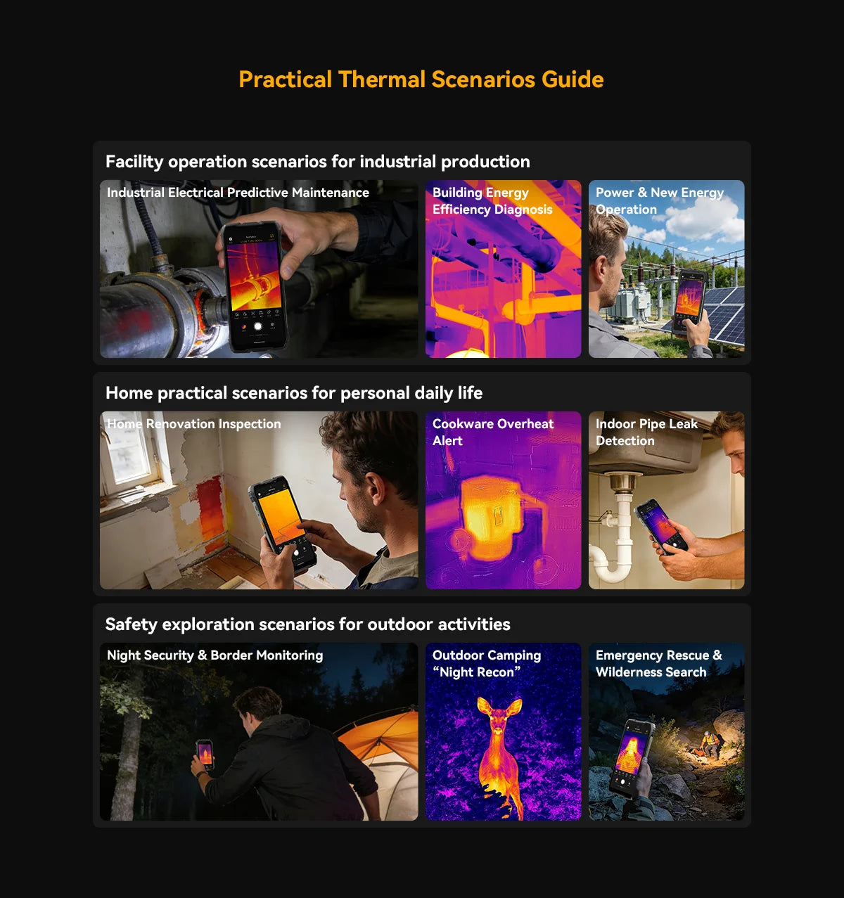 Blackview OSCAL PILOT 6 thermal imaging Rugged Smartphone MTK G100 6.67" 2.4K Display 120Hz, 12GB 256GB, 10000Amh Phones Dual 4G