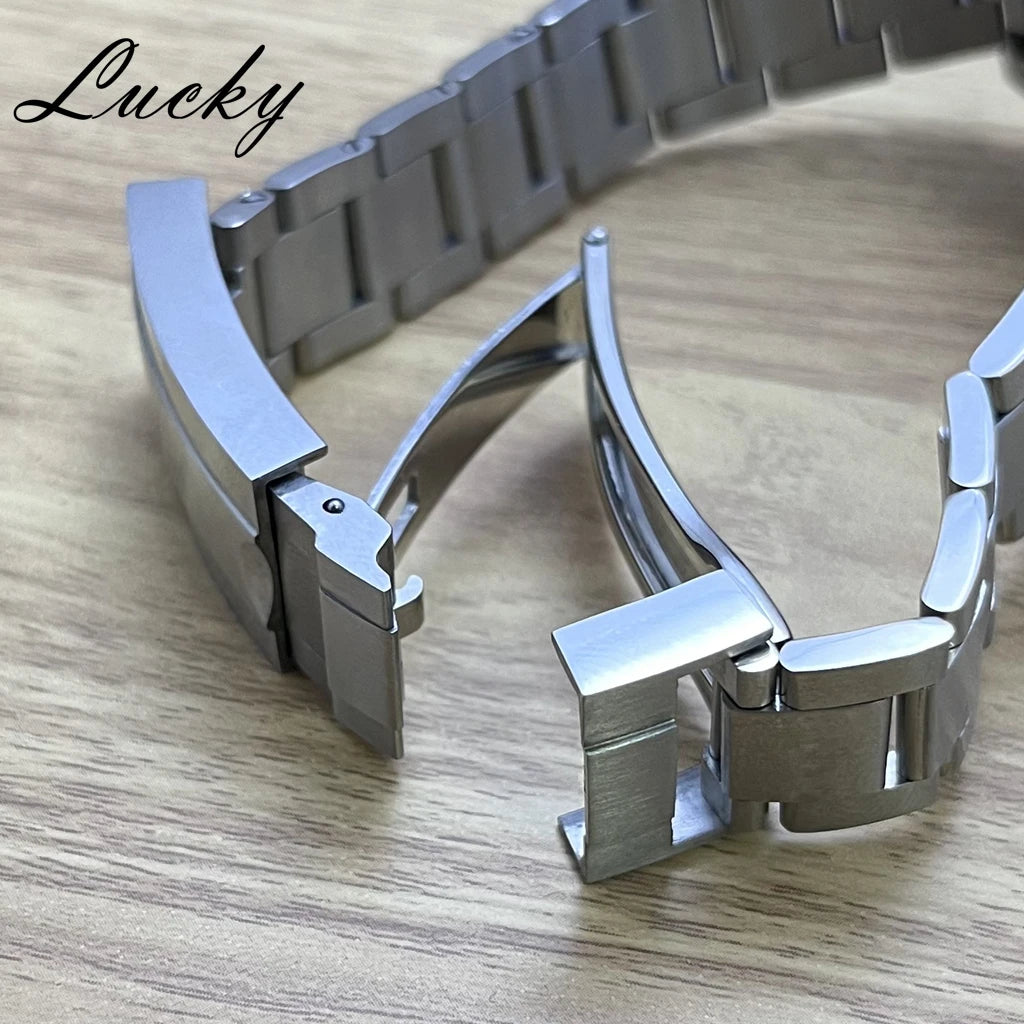 36mm 40mm Fit NH34 NH35 NH36 ETA2824 PT5000 Movement Case Brushed Center  Bracelet Sapphire Glass Crystal Suitable S Crown