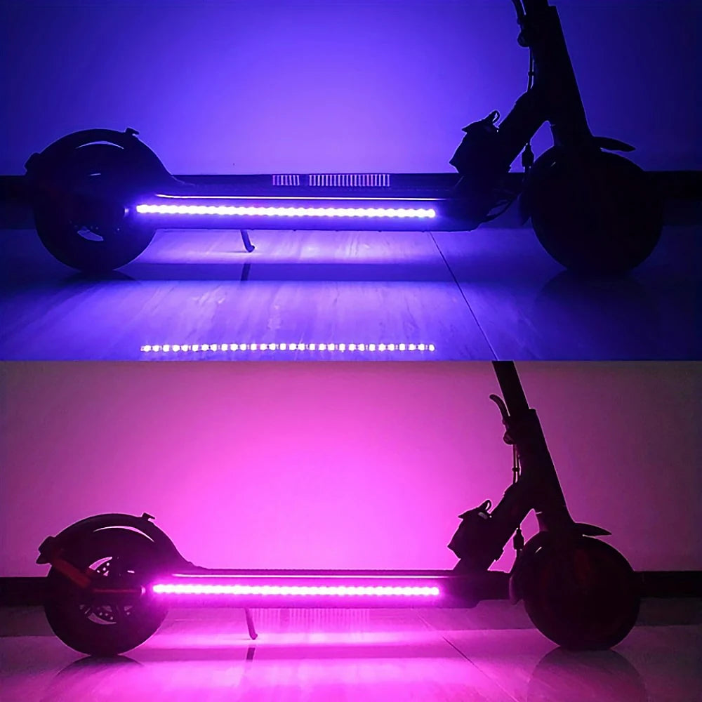Waterproof Scooter LED Strip Skateboard Bike Flexible Diode Tape Electric Scooter Safety Night Riding Light Lamp Christmas Gift