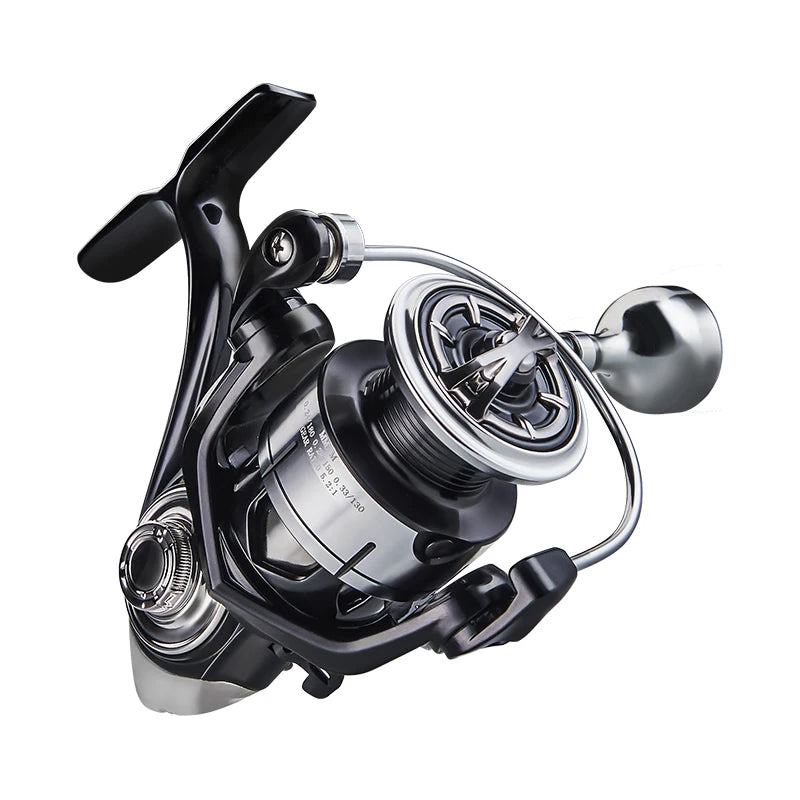 DEUKIO New arrival Saltwater Fishing Reel Metal Ball Knob Spinning Reels 2000-7000 3+1BB 5.2:1 Max Drag 15KG Water-Proof Reels