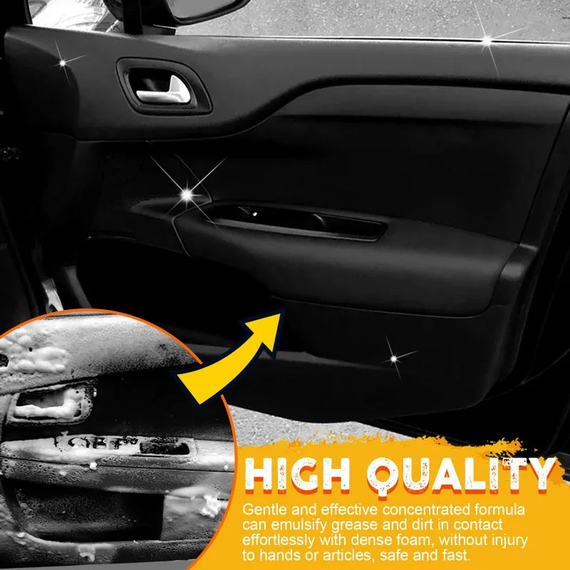 Car Foam Cleaner Spray Multi-purpose Anti-aging Cleaner Tools Car Interior Home Cleaning Foam for Car Interior Leather Clean