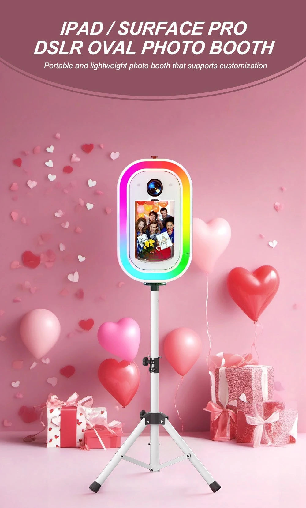 Light Emitting Diode RGB Color Changing Easy to Set Up Photo Booth Vending Machine