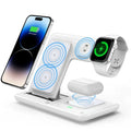 3 In 1 Foldable Wireless Charging Station for iPhone 12-17 Pro Max iWatch Ultra Airpods Pro Fast Charger Stand Dock