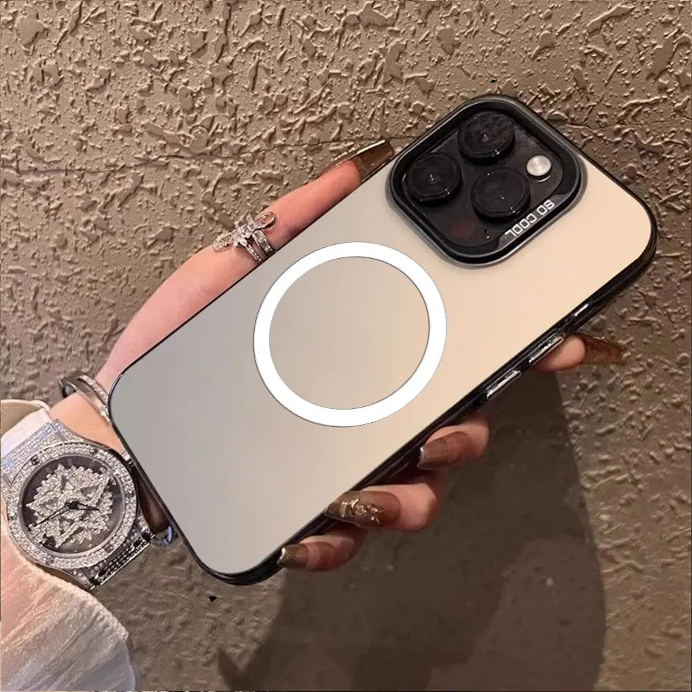 Case For Redmi 12 13 13C 4G 5G 13R Note 12R 9 10 Magnetic Wireless Charger Sticker For Xiaomi Redmi A3 A3X A1 A2 Plus IMD Case