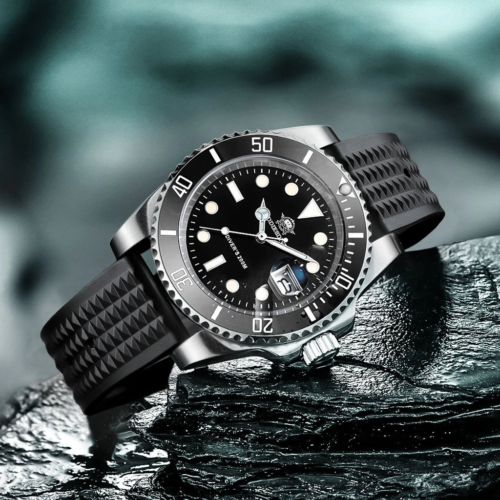 ADDIESDIVE Diver Watch European and American Business Leisure 200M C3 Super Luminous Sport Luxury Reloj Hombre Men Quartz Watch
